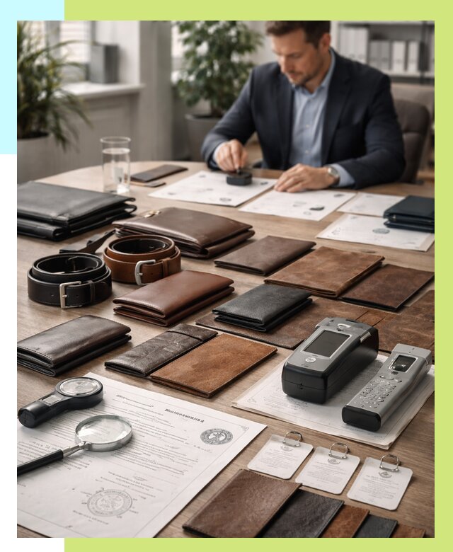 Сертификация кожаных изделий в Ревде от 12695 р. | Алешин-Рвд