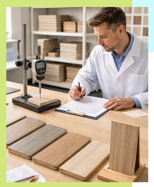 Сертификация ламината с испытаниями и оформлением документов в Ревде