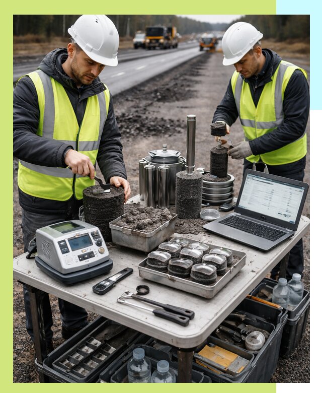 Сертификация асфальта: испытания и подтверждение в Ревде