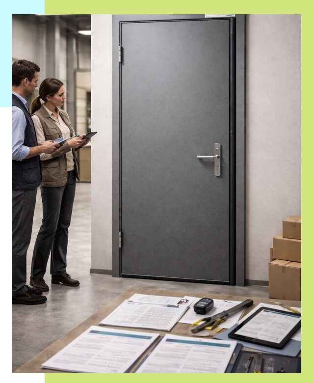 Сертификация противопожарных дверей в Ревде от 9521 р. | Алешин-Рвд