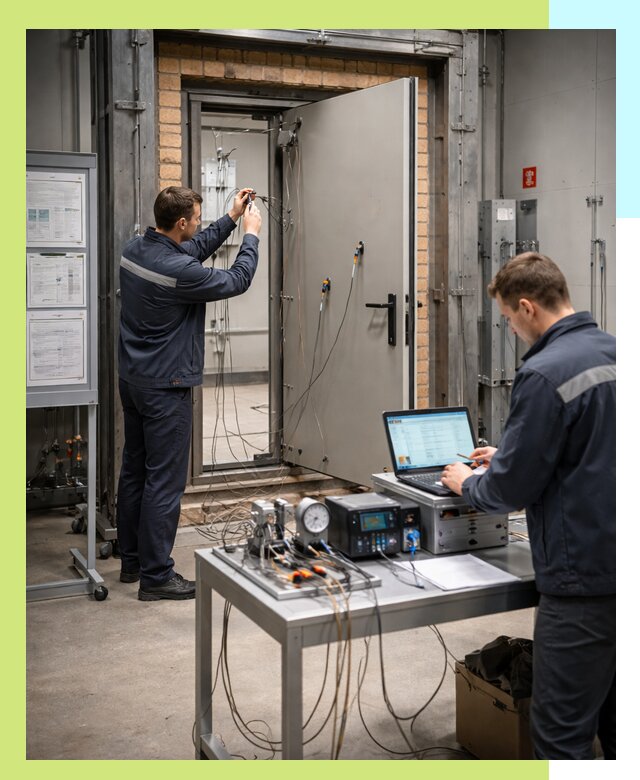 Сертификация противопожарных дверей в Ревде по ГОСТ и ТР