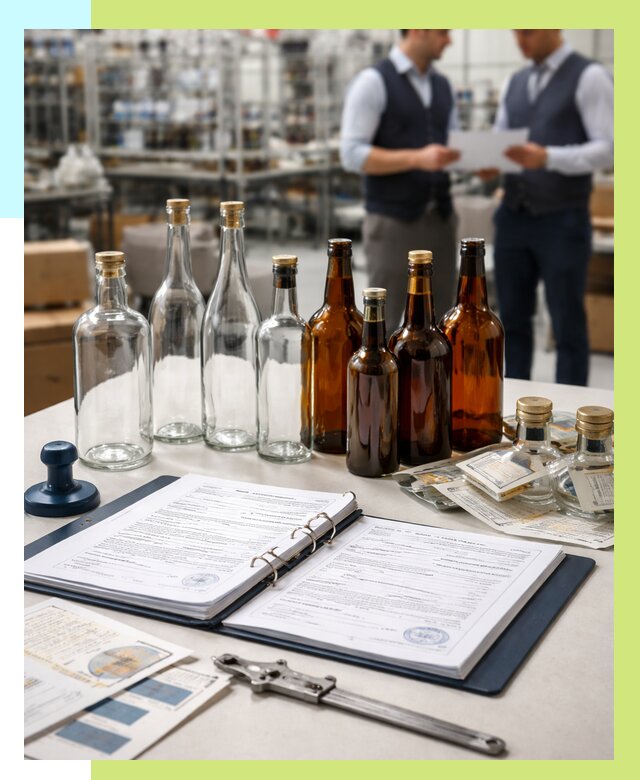 Сертификация стеклянных бутылок в Ревде от 26448 р. | Алешин-Рвд