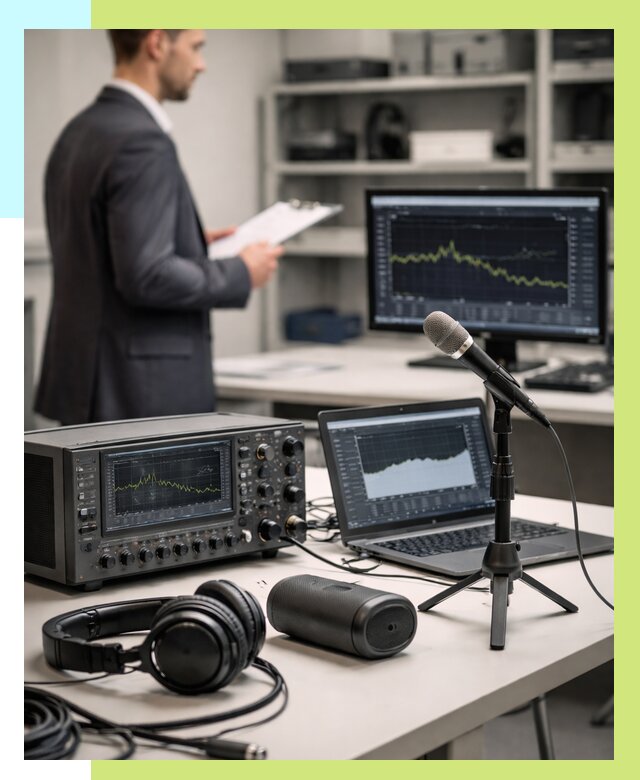 Сертификация аудиотехники в Ревде от 15869 р., Алешин-Рвд