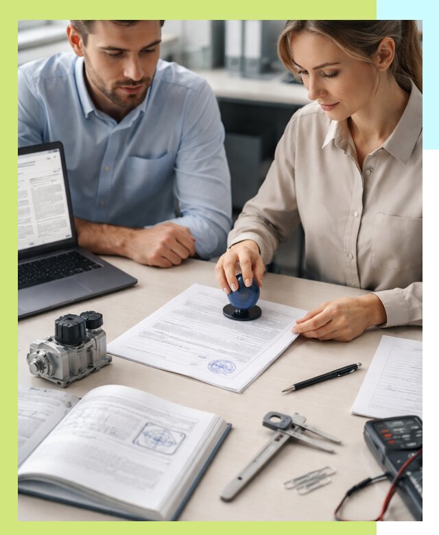 Выдача паспорта изделия и техническая экспертиза продукции в Ревде