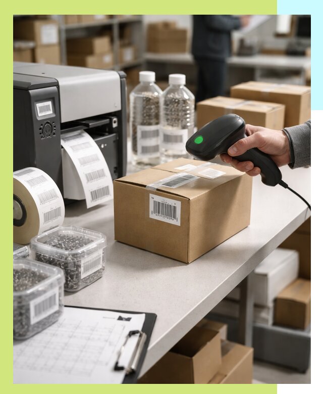 Штрихкодирование продукции и маркировка для продажи в Ревде