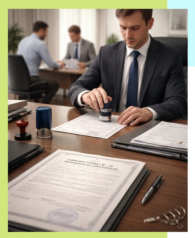 Оформление свидетельства о государственной регистрации в Ревде