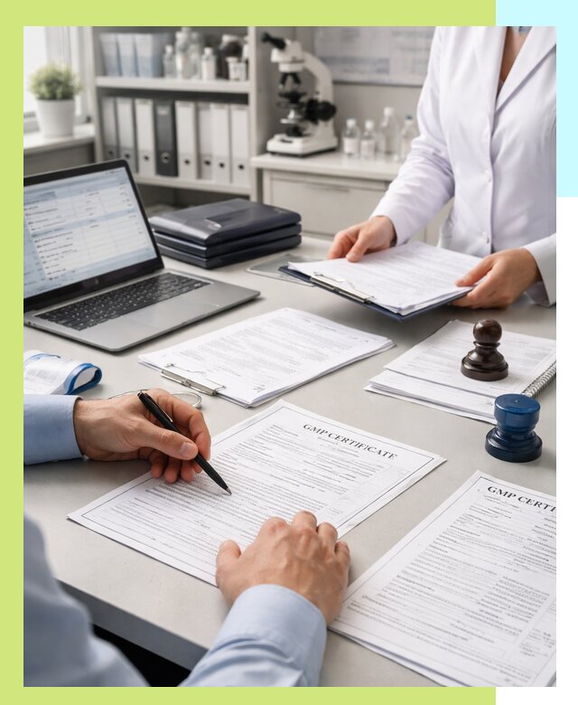 Оформление сертификата GMP в Ревде для фармпроизводства