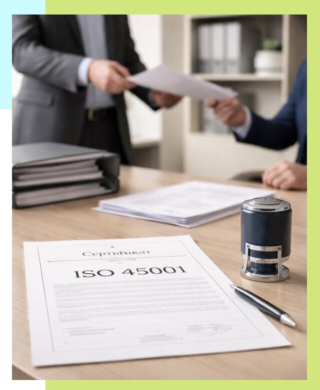 Сертификат ISO 45001 в Ревде под ключ от 47606 р. | Алешин-Рвд