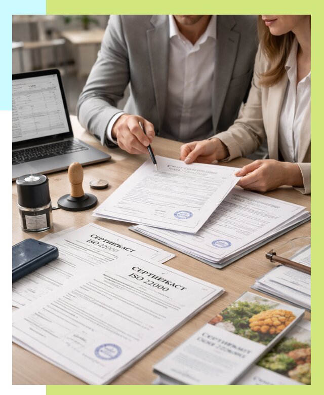 Сертификат ISO 22000 в Ревде от 42316 р. под ключ | Алешин-Рвд