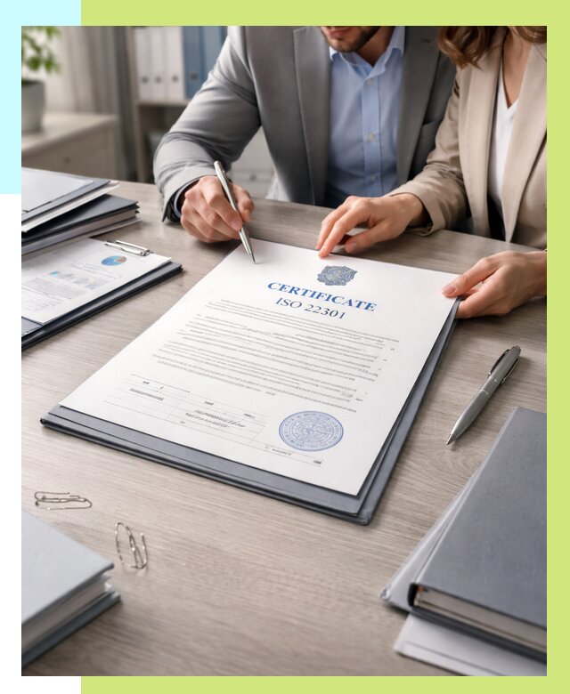 Сертификат ISO 22301 в Ревде от 47606 р. | Алешин-Рвд срочно