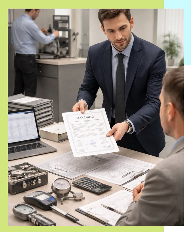 Выдача сертификата ISO 10012 по требованиям метрологии в Ревде