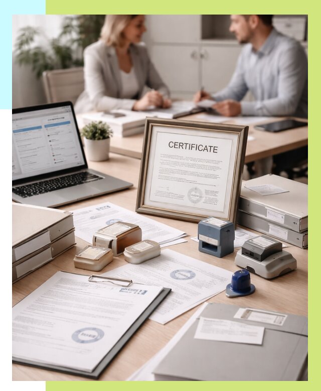 Сертификация компании в Ревде от 47606 р. | Алешин-Рвд — заказ